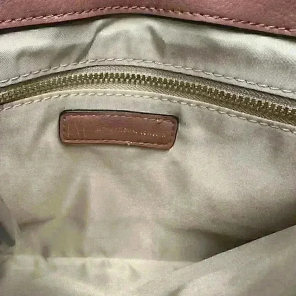 NWT!!! INC Jeenn fold over clutch bag/shoulder bag - Mauve/Dusty Pink Color - Picture 11 of 11